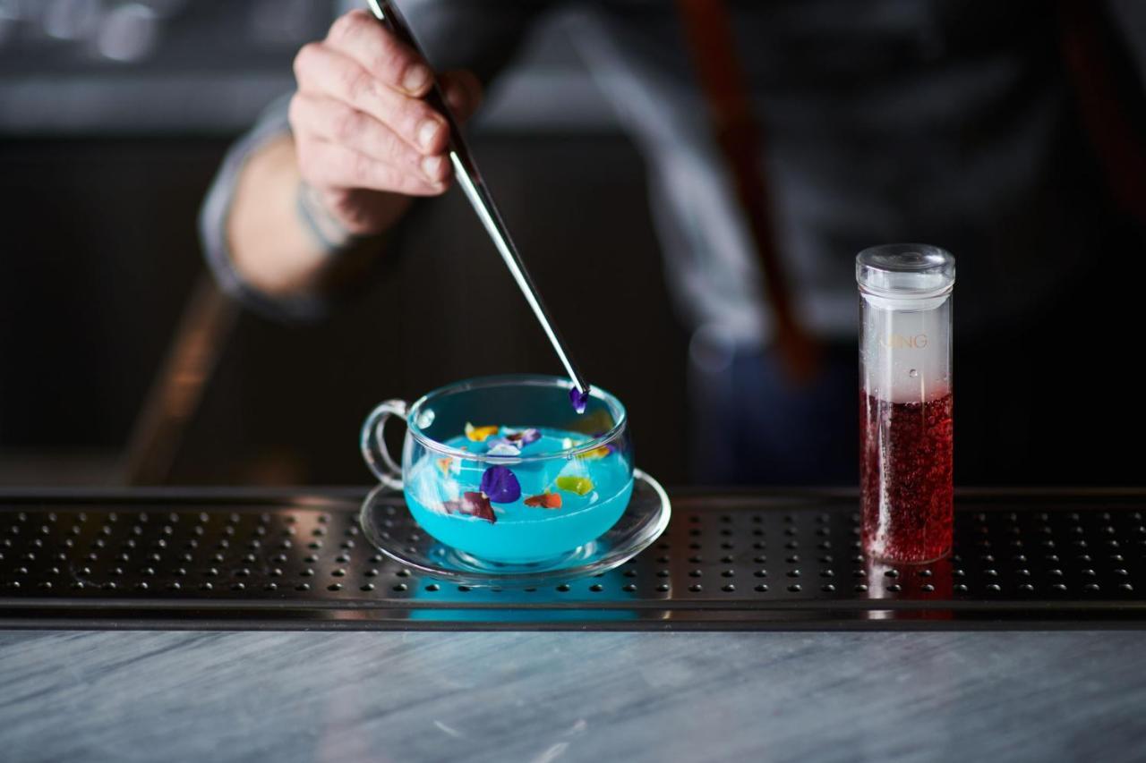 The Westin London City Екстер'єр фото A bar spoon being used to stir a cocktail